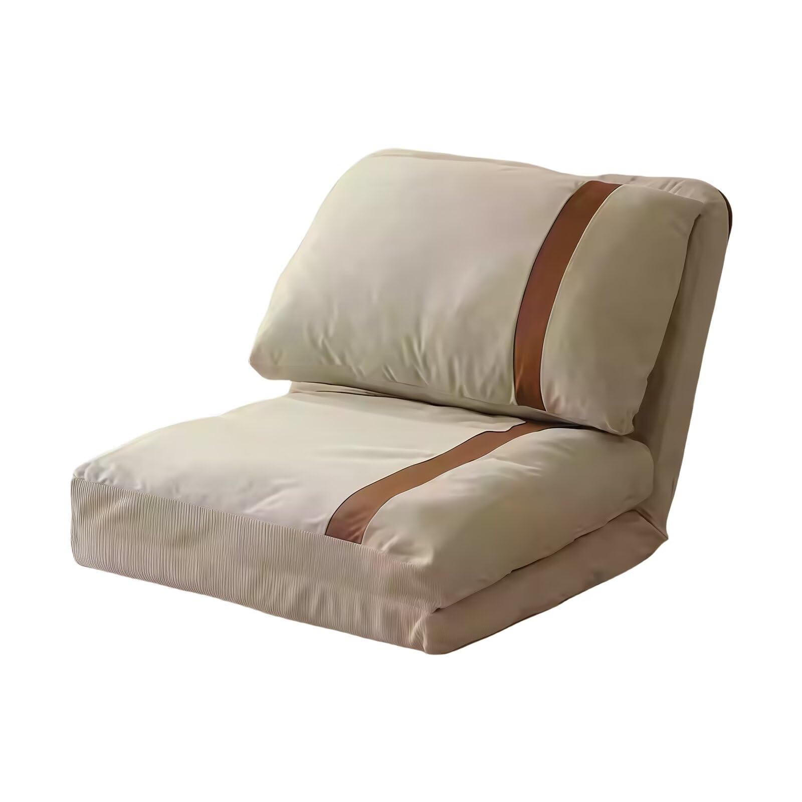 ソファーベッド ソファー 怠け者のソファー 畳 座椅子 折りたたみ 家具 簡易ベッド ローソファー おしゃれ 新生活 ふわふわ 座り心地いい 角度調整が可能 椅子 ベージュ色 90cm