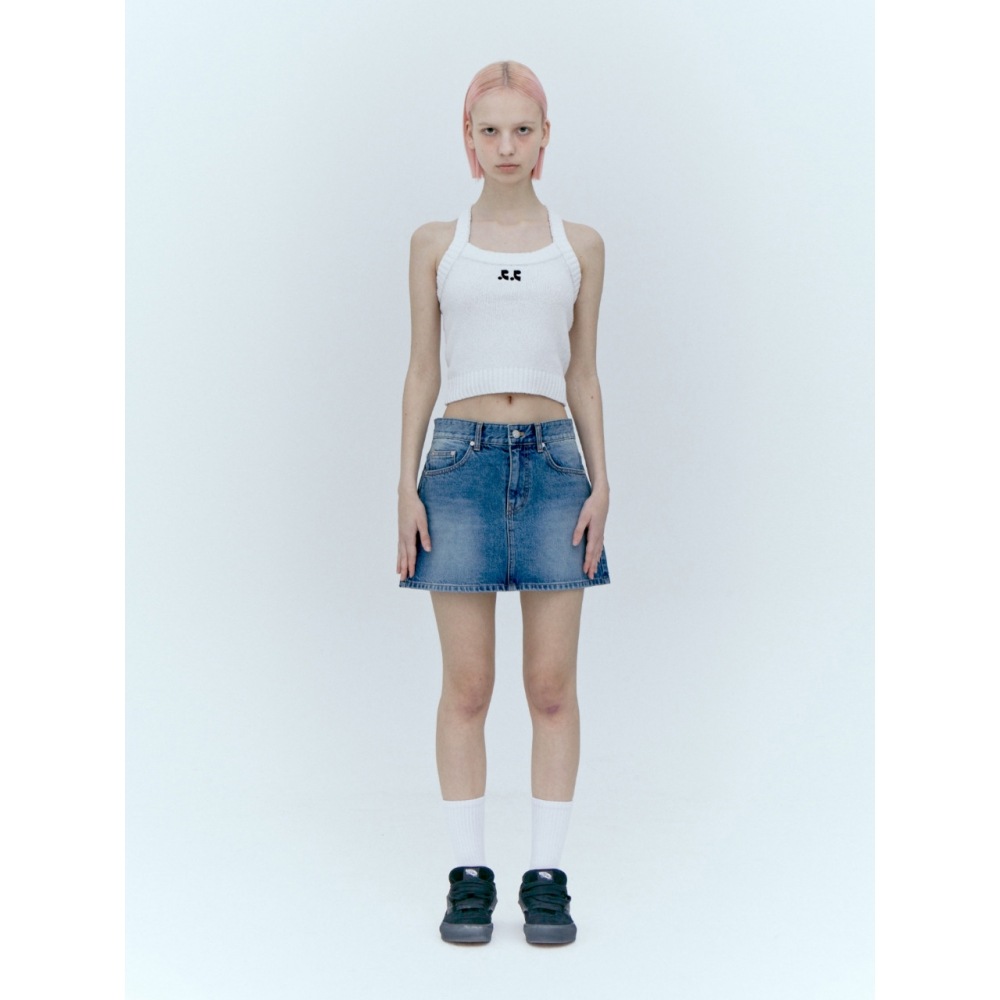 レスト&レクリエーションデニムミニスカートブルー
