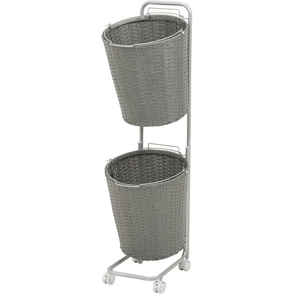 RAN-2431GY ランドリーラック グレー メーカー直送