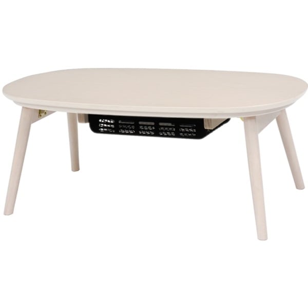 こたつ テーブル 折れ脚こたつテーブル 9050cm カルミナ950WS ホワイトウォッシュ メーカー直送