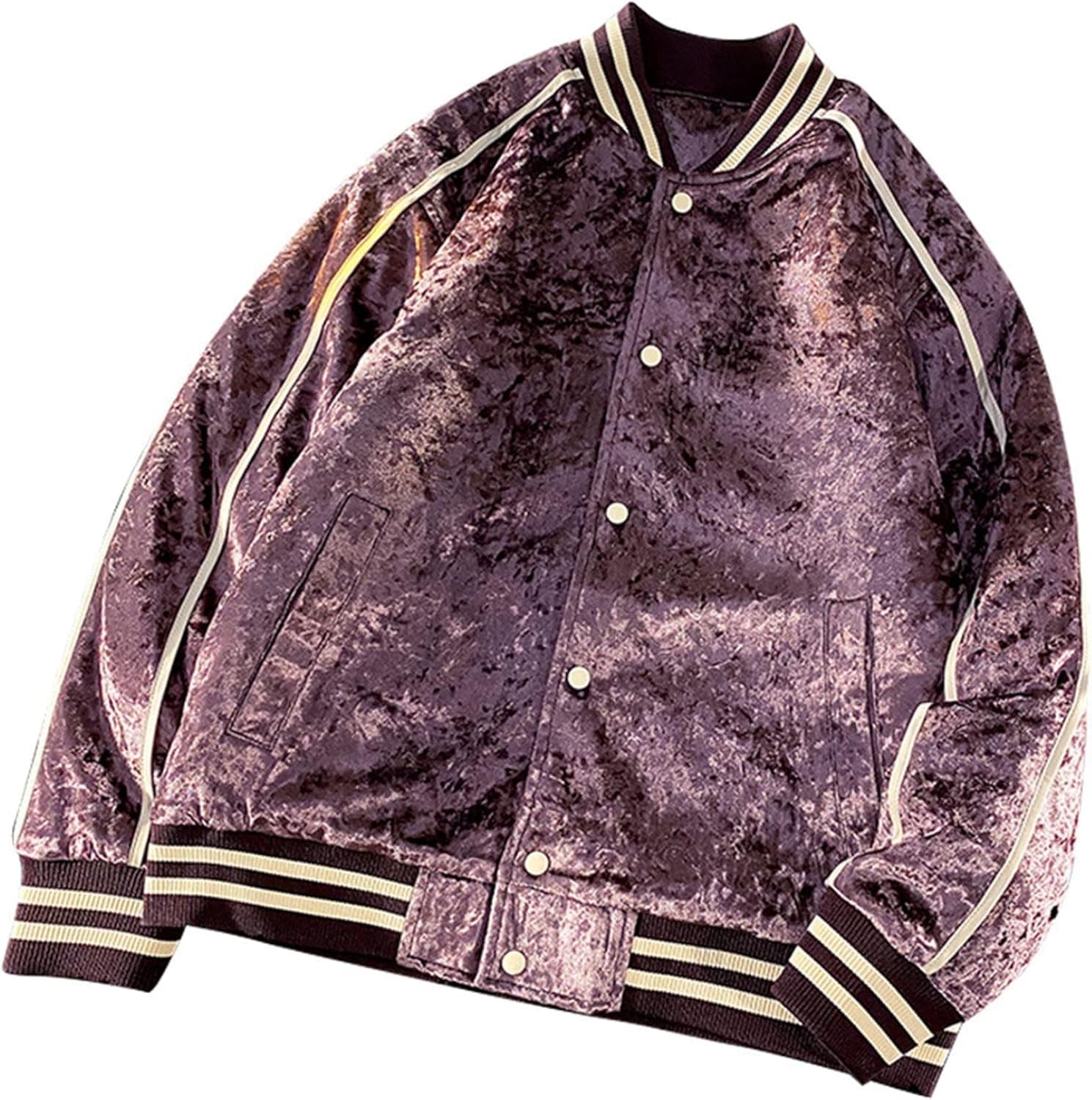メンズ スタジャン 光沢 中綿ジャケット ジャンバー 綿服 アウター ユニセックス カジュアル 冬服 スタジアムジャンパー オーバーサイズ アウトドア 普段着 通勤 通学 登山
