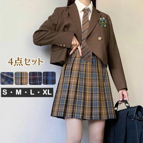 卒業式スーツ 女の子 子供服 4点セット ゆったりサイズ フォーマルスーツ 卒業式スーツ 女児 ジュニアスーツ 子供スーツ 小学生 卒業式服 結婚式 お受験 発表会 S M L XLdx045s1s1