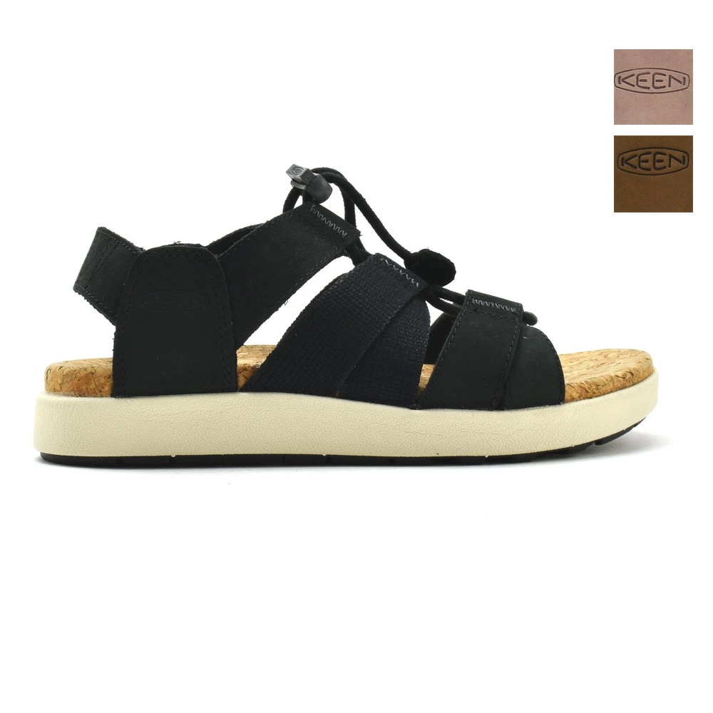 キーン サンダル エル ミックスド ストラップ レディース バックストラップ 軽量 ピンク ブラウン ブラック ELLE MIXED STRAP KEEN【ellemixedstrap】