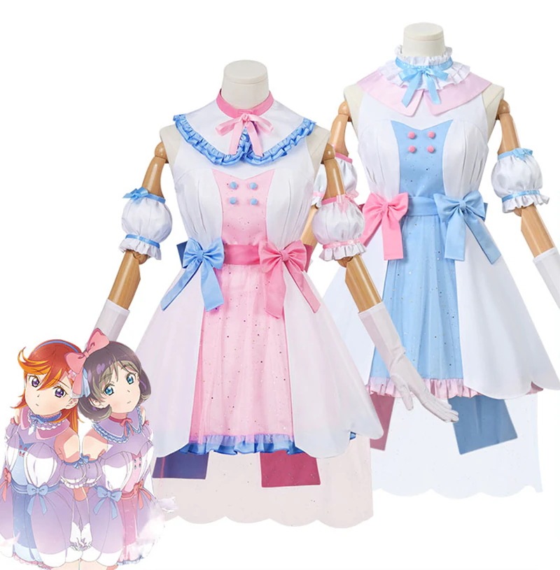 ラブライブ！ スーパースター 澁谷かのん 唐可可 風 コスプレ衣装 ワンピース コスチューム 仮装
