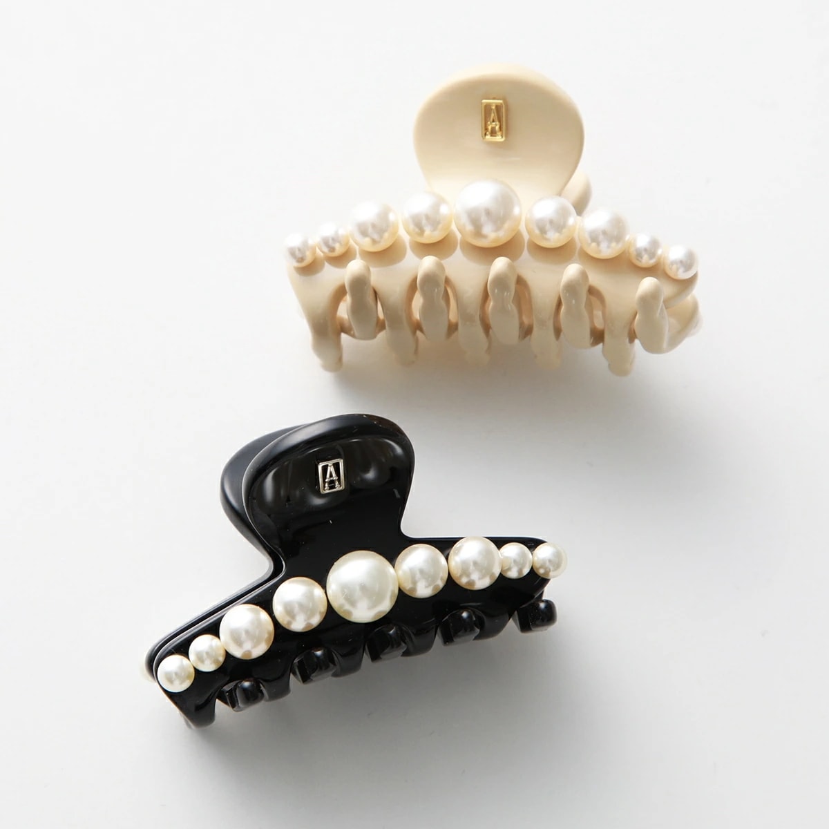 ALEXANDRE DE PARIS アレクサンドル ドゥ パリ ヘアクリップ CLIP S ACCS 18010 03 レディース パール 髪留め ヘアアクセサリー カラー2色