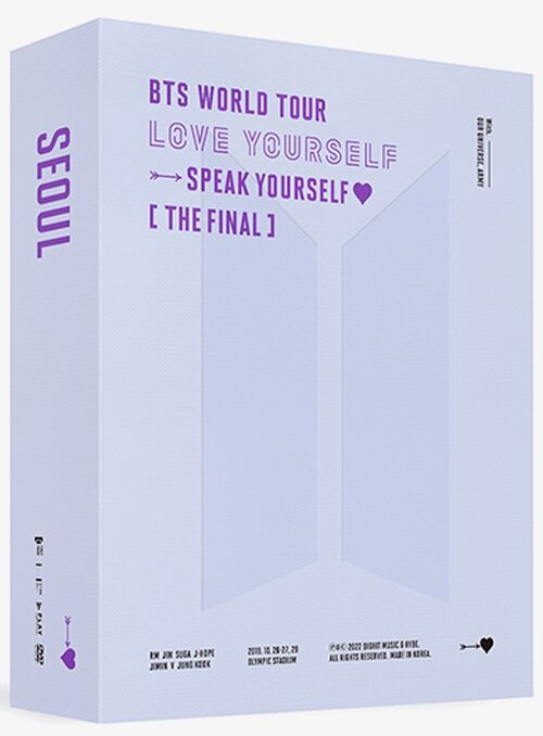 （DVDウィーバース特典）防弾少年団BTSワールドツアー LOVE YOURSELF SPEAK YOURSELF THE FINAL DVD_[未開封新品]