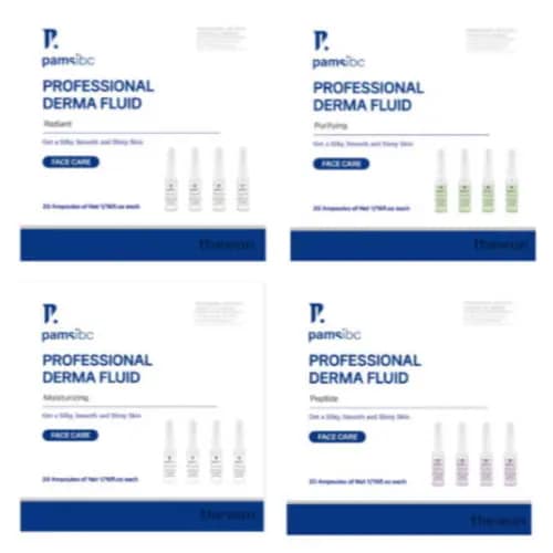 パームスIBC ダーマフルイド アンプル 4種セット 2ml×20個 高濃縮 エステ用 韓国コスメ プロフェッショナル 美容液 セラム/韓国 サロン専用 コスメ/ホームエステ