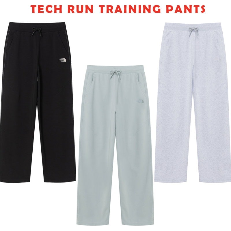 韓国正規品保証 関税負担なしNP6KR01J TECH RUN TRAINING PANTSデイリー 基本 着装 男子 女子 人気 韓国 ファッション 男女共用 アウトドア