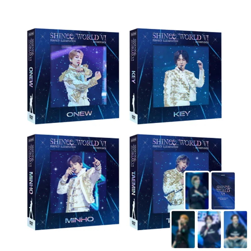 流通特典 (5種選択) SHINee WORLD VI [PERFECT ILLUMINATION : SHINeeS BACK] (DVD 4種,BLU-RAY) 公式グッズ 予約 特典