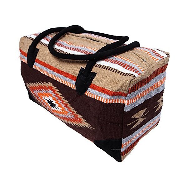 El Paso Designs Southwest Duffel Bag- Camino Real Native American and Mexican Style Jumbo Large Trav 21,525円