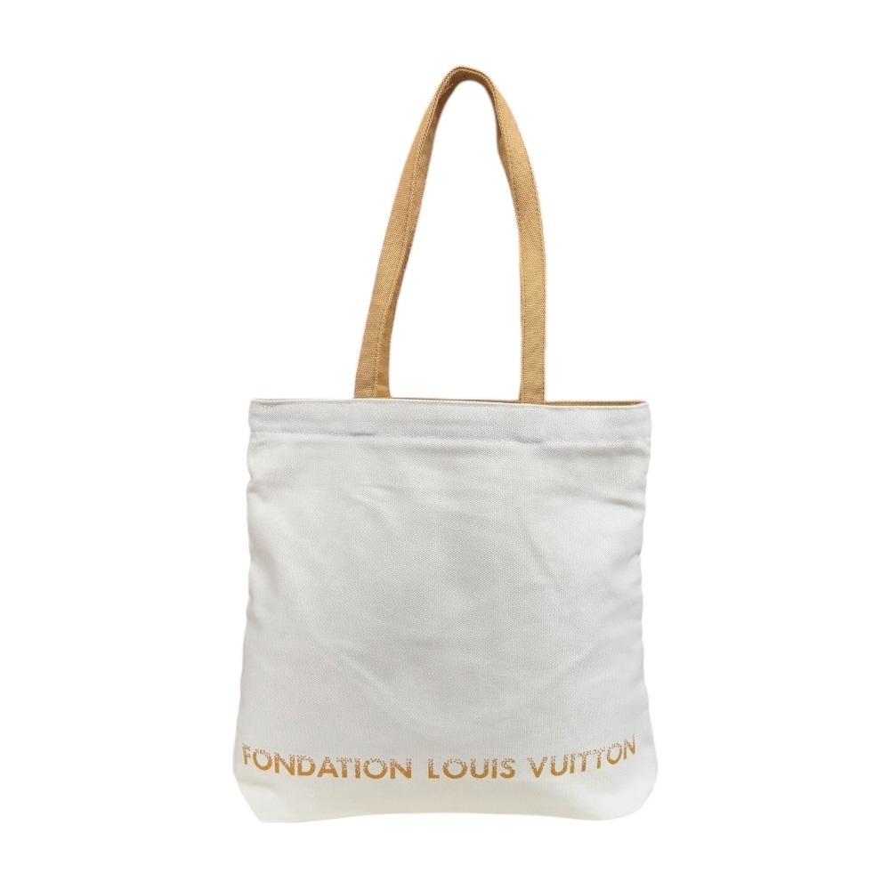 ルイヴィトン フォンダシオン美術館パリ限定 トートバッグ コットン ホワイト LOUIS VUITTON 新品