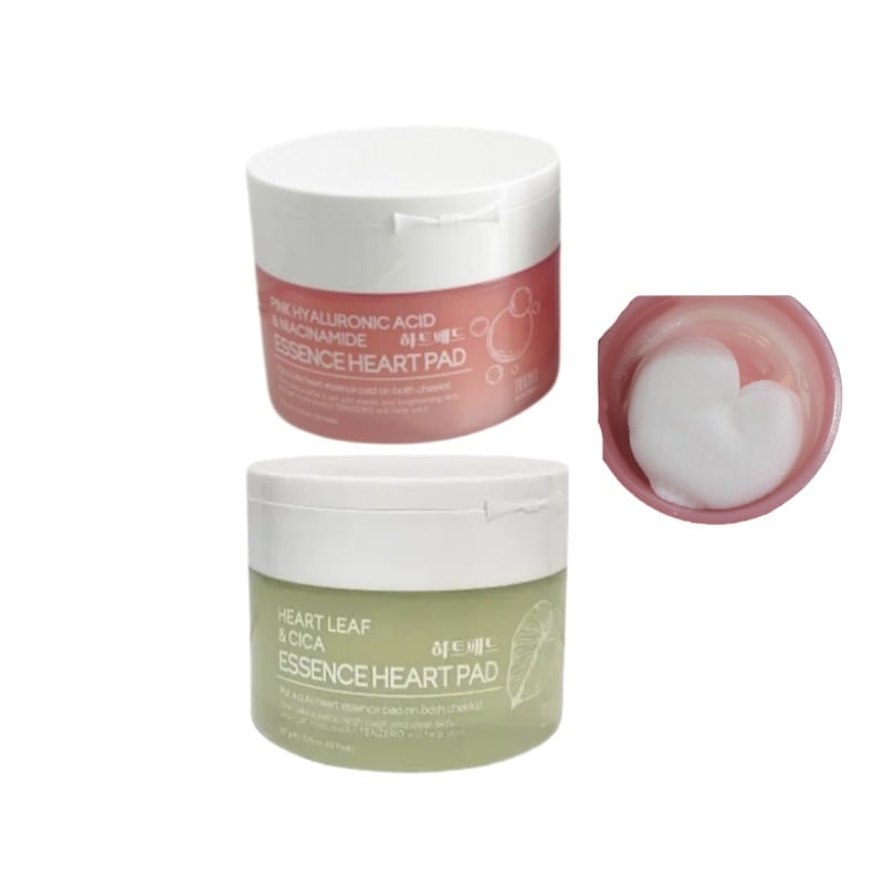 【限定 1+1】エッセンス ハートパッド 50枚×2 潤い・毛穴・角質ケアまで 多機能トナーパッド（並行輸入品）