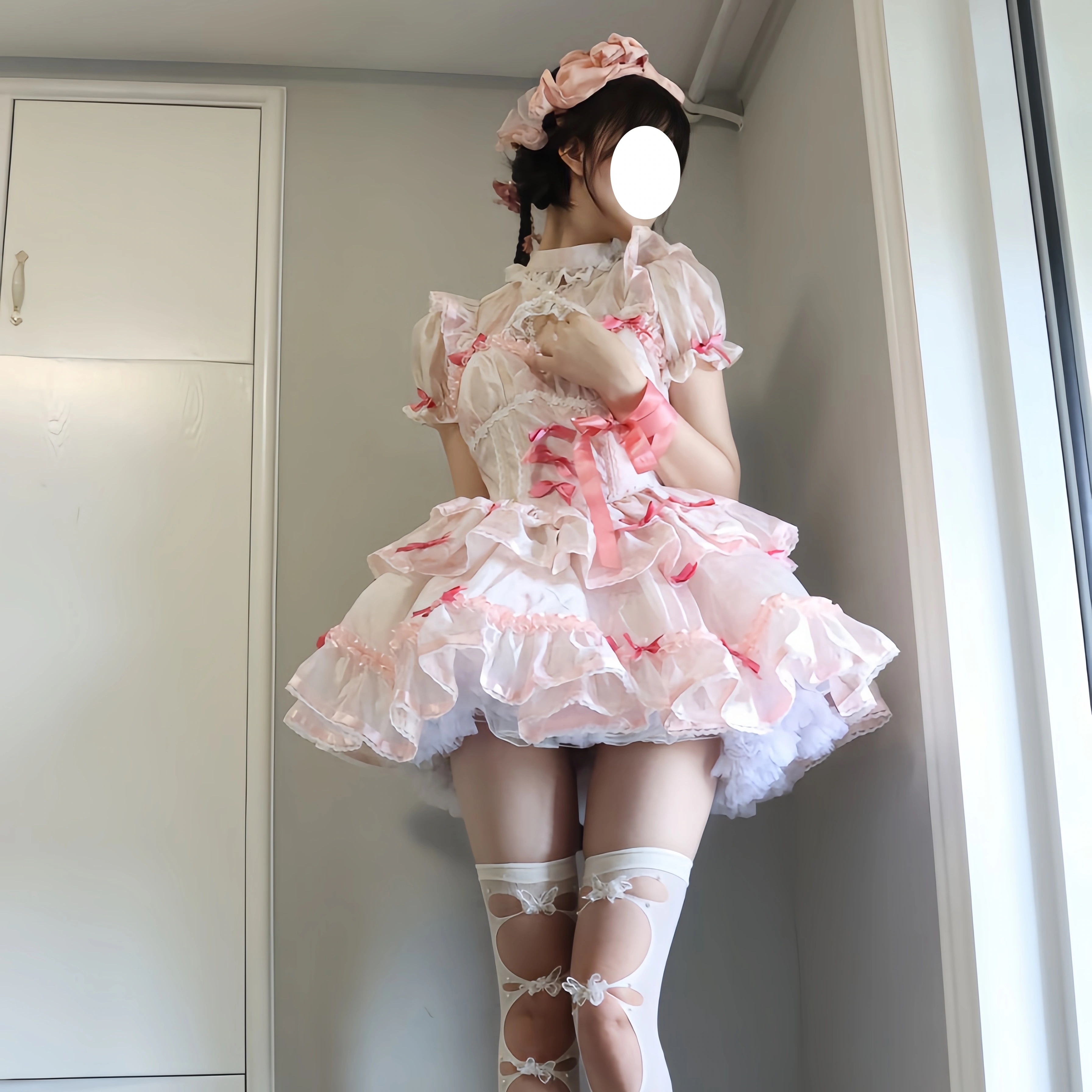 コスプレワンピース 恋人 バレエ 春夏 超可愛い スイート スーパーフェアリー サスペンダー プリンセスロー