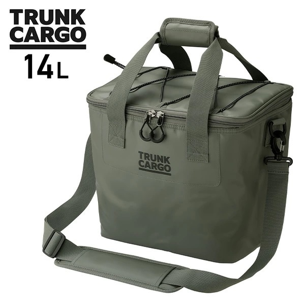 トランクカーゴ ソフトクーラーバッグ 14L ショルダーストラップ付き GHON207 モスグレー