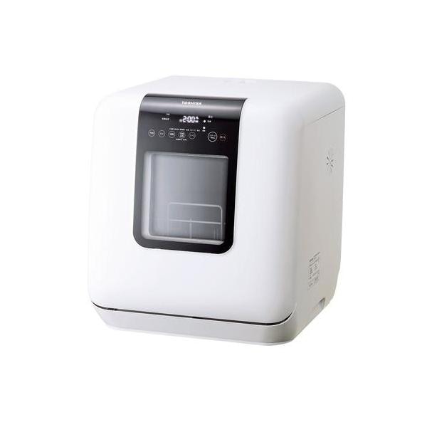 TOSHIBA 東芝 DWS-33B(W) ホワイト 食器洗い乾燥機 31L ～3人用 タンク式 工事不要