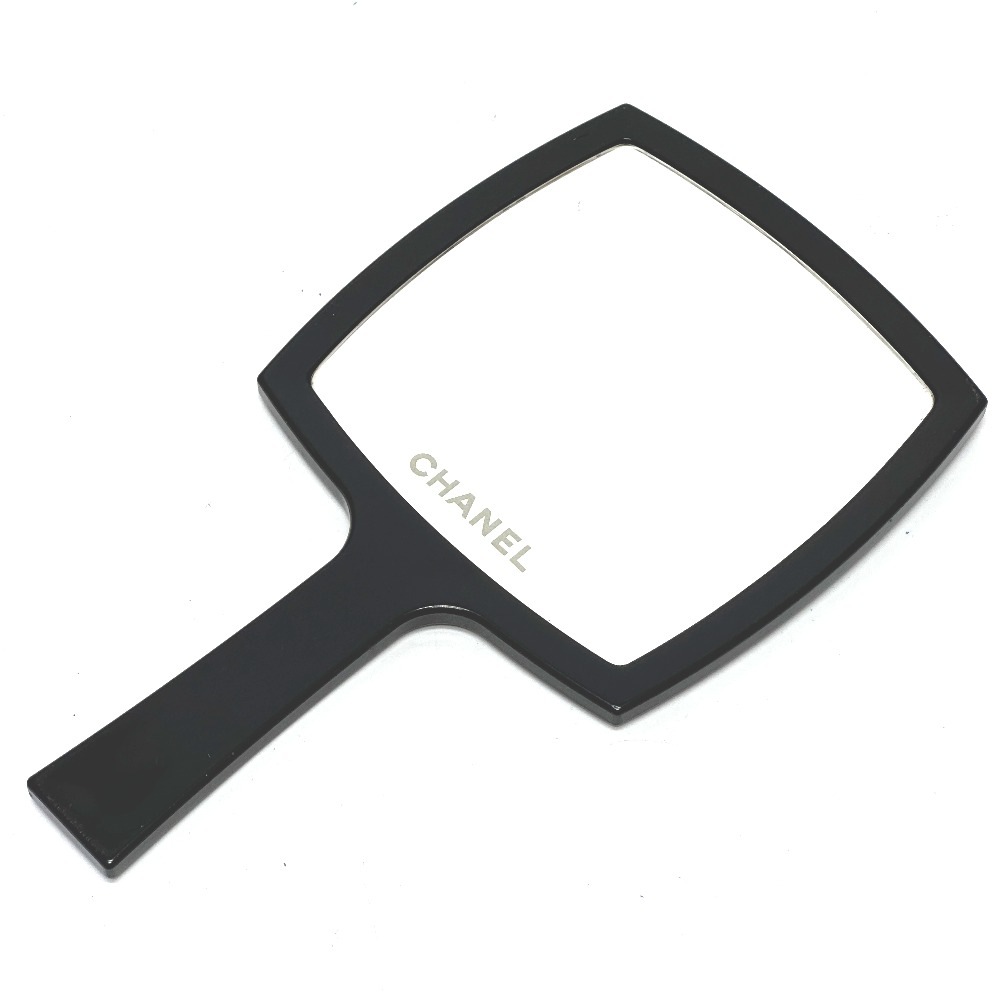 鏡 手鏡 ミラー ノベルティ CC ココマーク プラスチック ブラック