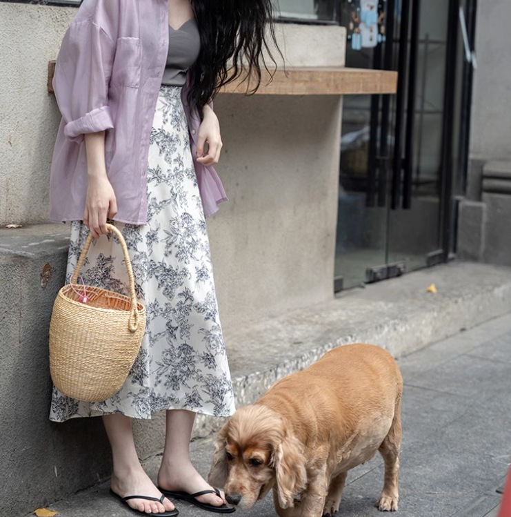 スカート デート モテアイテム フレアスカート 花柄 シフォン コットン 大人可愛い きれいめ 上品 おしゃれ かっこいい 大人可愛い ラブリー キュート ガーリー クール モード系 セクシー