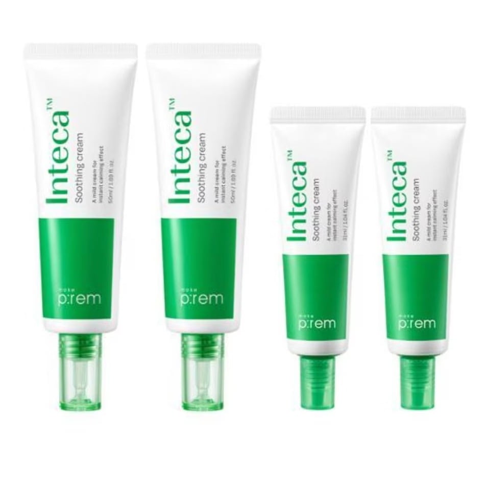 メイクフレム インテカ スージングクリーム 50ml + 50ml + 31ml + 31ml (TOTAL 162ml)