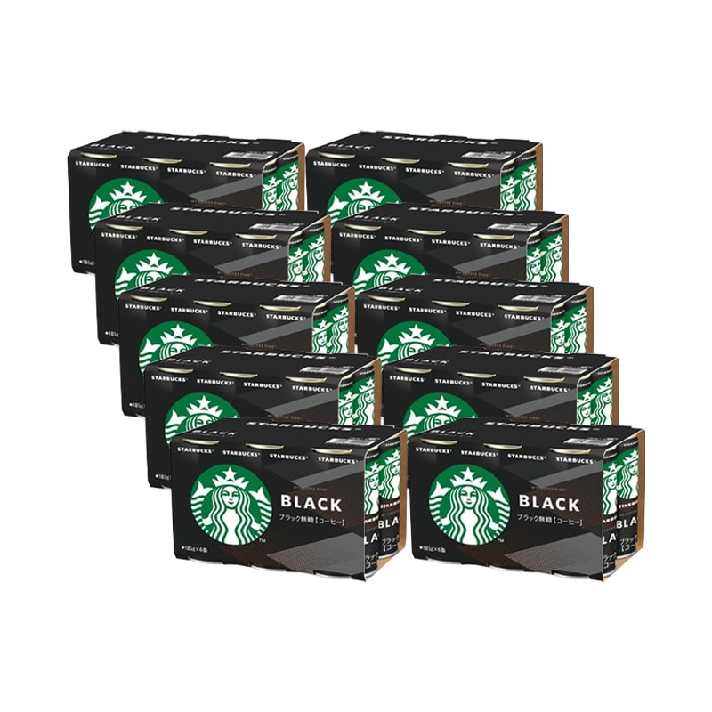 スターバックス MY COFFEE TIME ブラック 185g×60本 (2ケース) 無糖 スタバ 缶コーヒー 珈琲