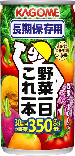 野菜一日これ一本/一杯 カゴメ 野菜一日これ一本 長期保存用 190G×30本