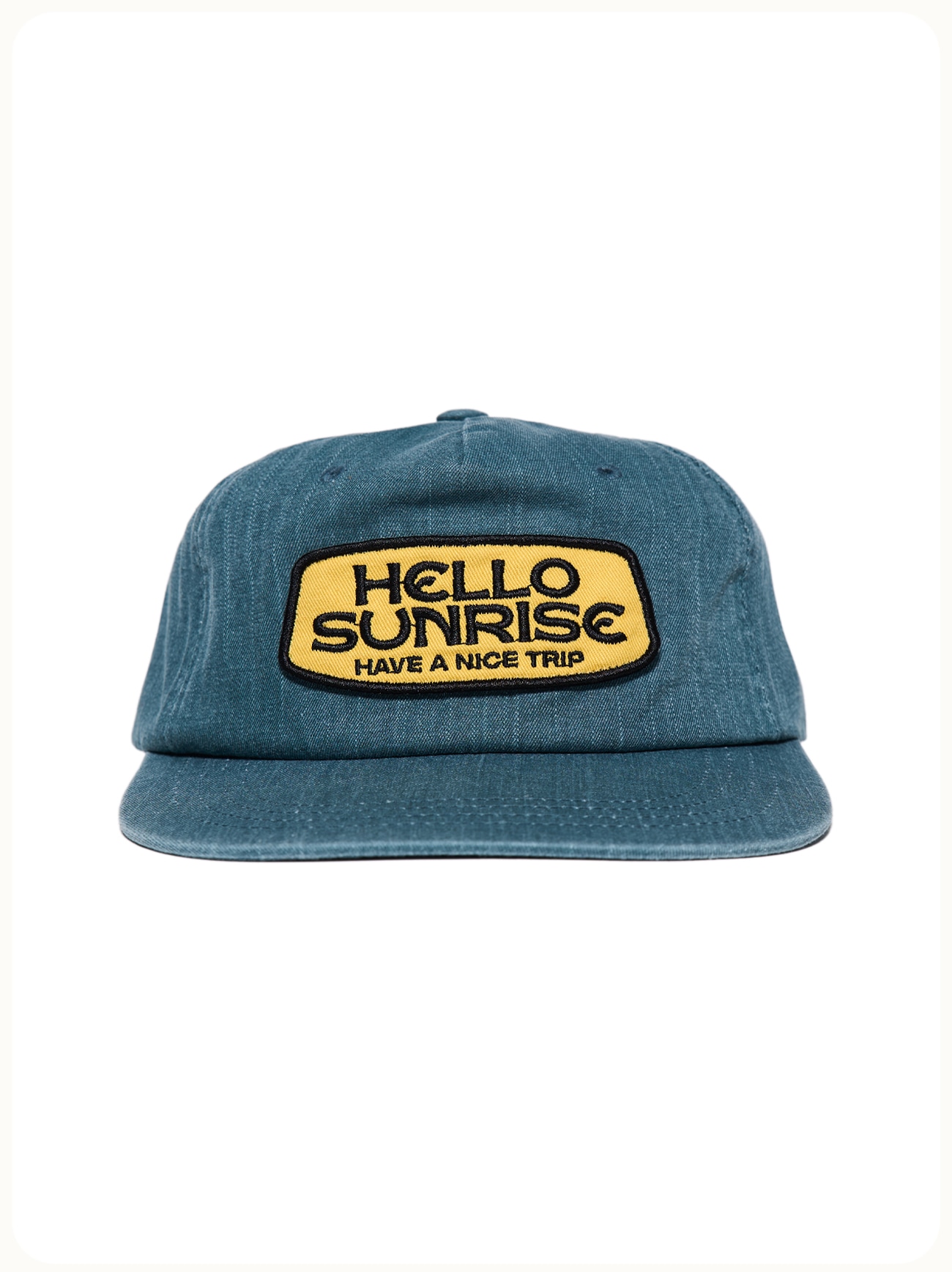 ★Hello Sunrise★ Washed HS Wappen 5Panel Cap HELLO SUNRISE - FR8IGHT