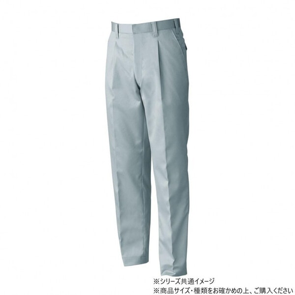 1529 ワンタックスラックス 85サイズ モスグリーン(107)