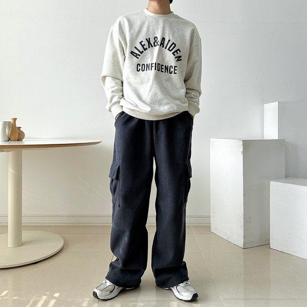 冬のメンズコーデュロイボア起毛カーゴパンツ SD-PTW-SSD231020M