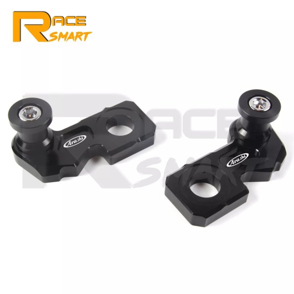 2 個オートバイ部品修正チェーンアジャスターブロック cnc スイングスプールホンダ CB650F CB650 f 2014 2015 2016 20