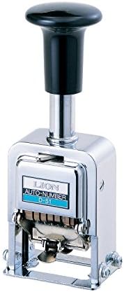 ライオン事務器 スタンプ ナンバリング D型 4桁 5様式 E字体 D-41