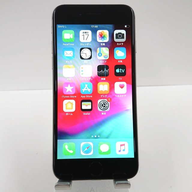 iPhone6 16GB docomo スペースグレー 送料無料 本体 c00585 【中古】