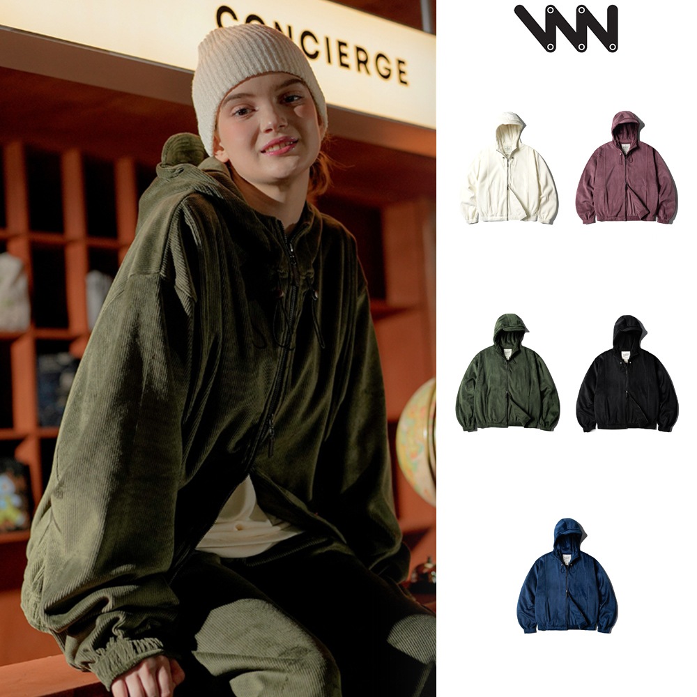 [WV PROJECT] Bubba Corduroy 2way Zip-up