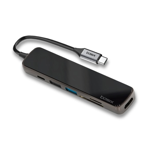 베이식스 프리미엄 블랙라벨 C타입 6in1 멀티허브 BB6B 4,715円