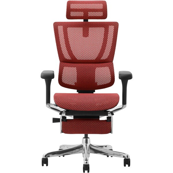 関家具 459645 Ergohuman FIT2-LPL-DR-BF-RD ブラックフレーム×レッド オフィスチェア メーカー直送