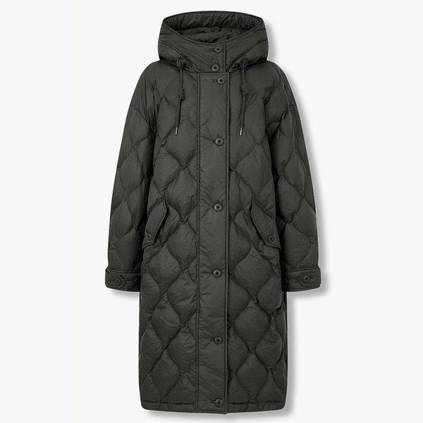 [25 冬の企画] キルティングフード軽量ロングダウンジャンパー(9175414985)_s