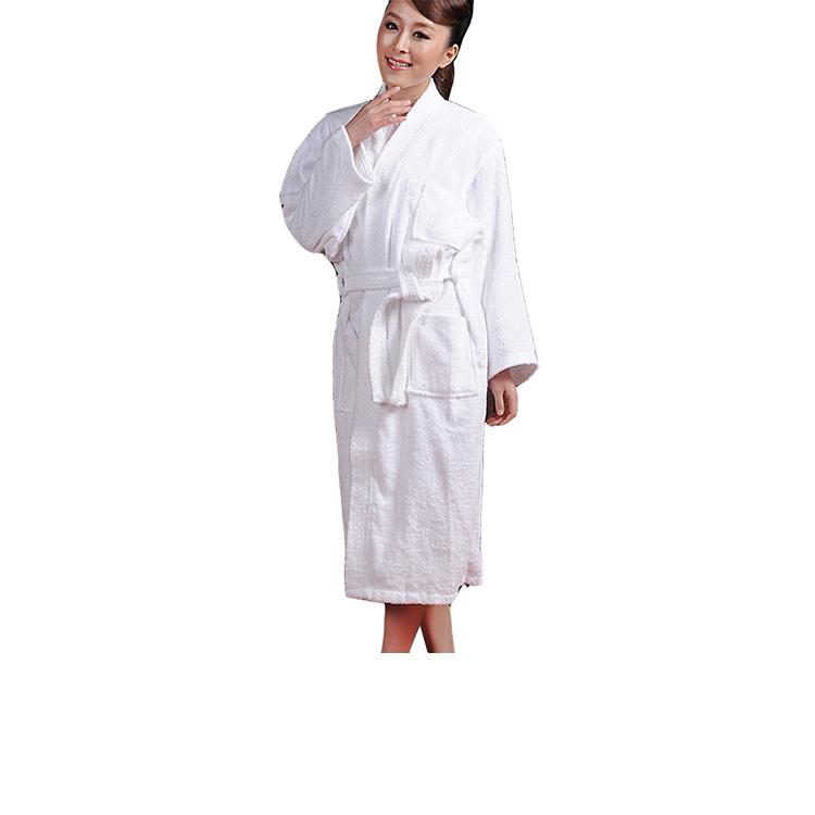 【在庫一掃セ一ル】バスローブ レディース メンズ タオル地パジャマ ネグリジェ ルームウェア 長袖 ロングガウン 純白 ホテル仕様 リッチ d751