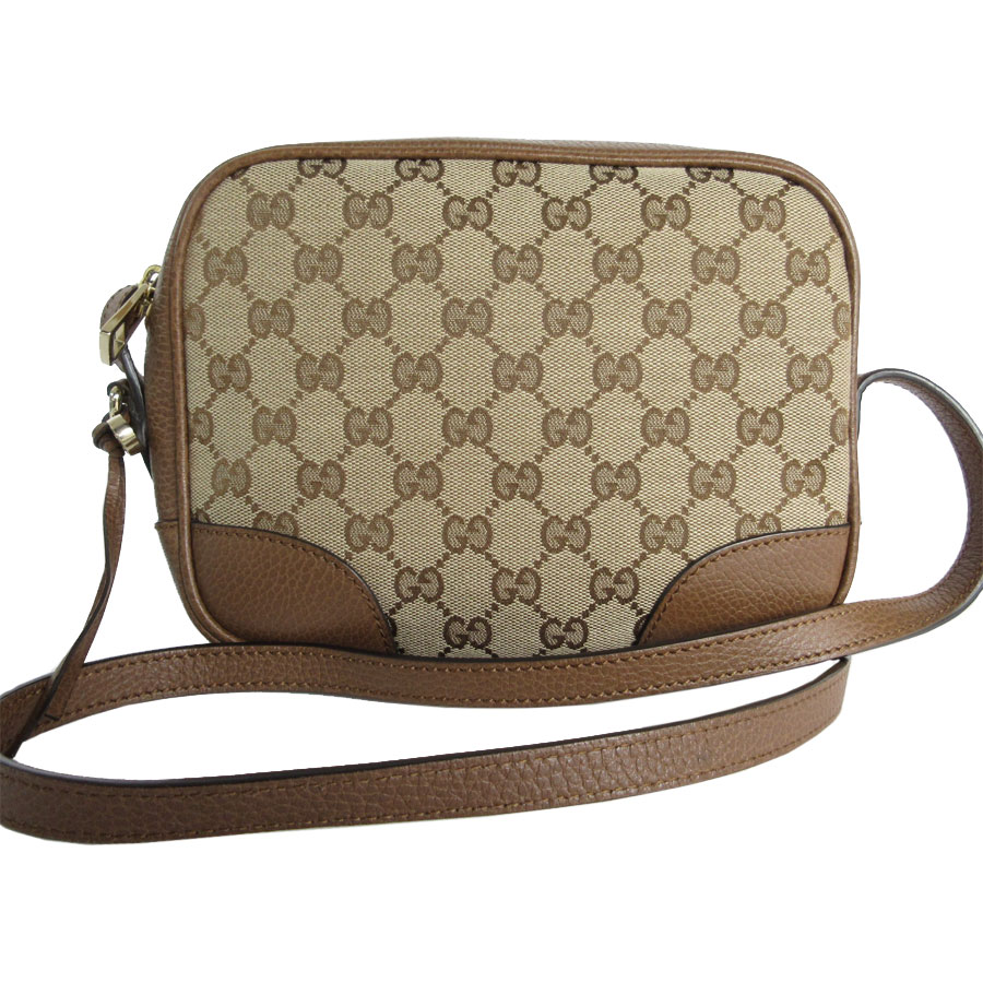 グッチ GUCCI 斜め掛けショルダーバッグ GGキャンバス キャンバス/レザー ベージュ/ブラウン レディース 449413 s0123f 70,400円