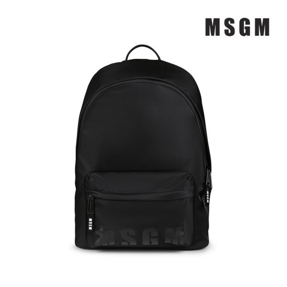 MSGM ナイロンバックパック ブラック キッズバッグ