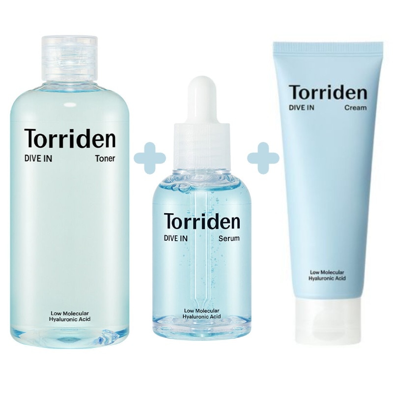 【ダイブイン スペシャル セット】ダイブイン 低分子 ヒアルロン酸 トナー / セラム / スージングクリーム