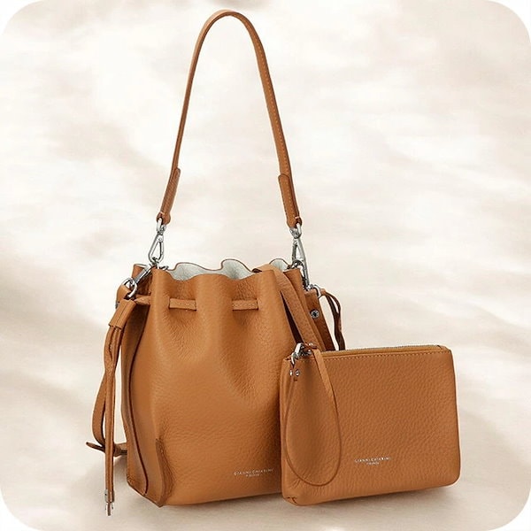 ジャンニキアリーニ ショルダーバッグ レディース ブランド GIANNI CHIARINI レザー BS 10134 RNGDBL ブラウン 斜めがけ 高級 おしゃれ プレゼント 女性 実用的 かわい