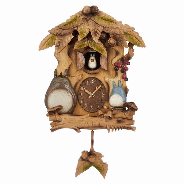 取寄品 正規品 RHYTHM リズム時計 4MJ806MA06 となりのトトロ トトロM806A アナログ表示 掛け時計