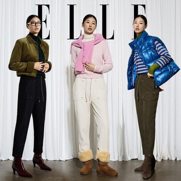 [ELLE] エル르 25FW コーデュロイ起毛パンツ3種
