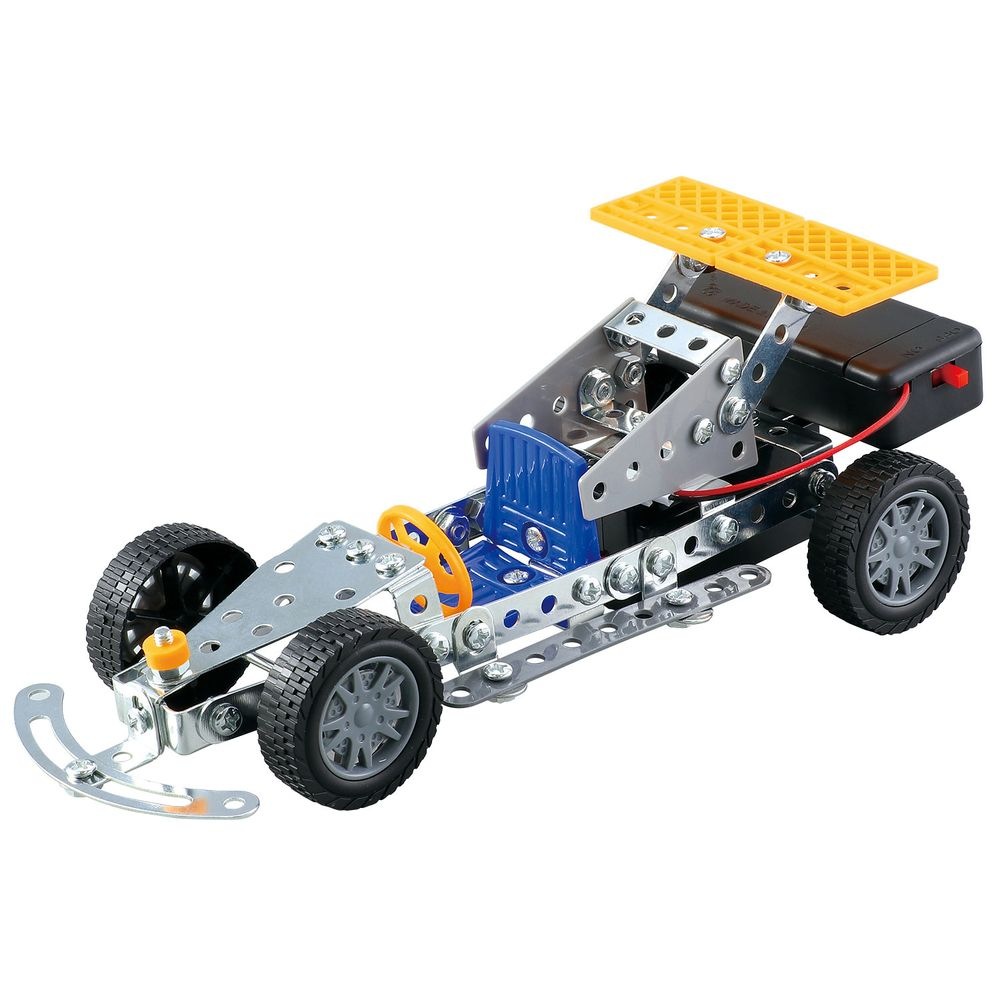 （まとめ買い）メタルカーキット レーシングカー 電池付 55612 [x3セット]