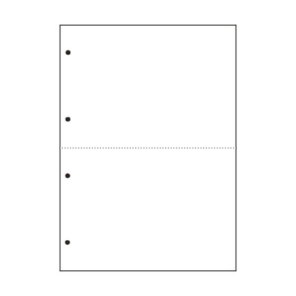 新発売の 汎用マルチタイププリンタ帳票 TANOSEE 白紙 1箱（2500枚：500枚5冊） 4穴 2分割 A4 紙製品・封筒 -  flaviogimenis.com.br