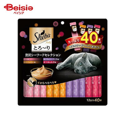 他サイト： シーバ とろーり メルティ 贅沢シーフドセレクション 12g×40本 猫用おやつの商品画像