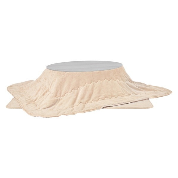 アベルSE105WHユイUFIV こたつ + 布団掛敷 3点セット 楕円形 ホワイト/アイボリー メーカー直送