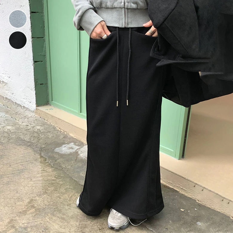 ニットスカート ロングスカート Aライン セータースカート スリム タイト