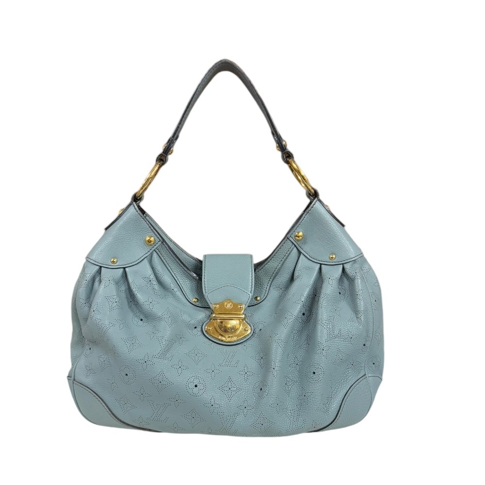 ルイヴィトン ソーラーPM マヒナ ショルダーバッグ モノグラムマヒナ M93444 ブルー LOUIS VUITTON 中古