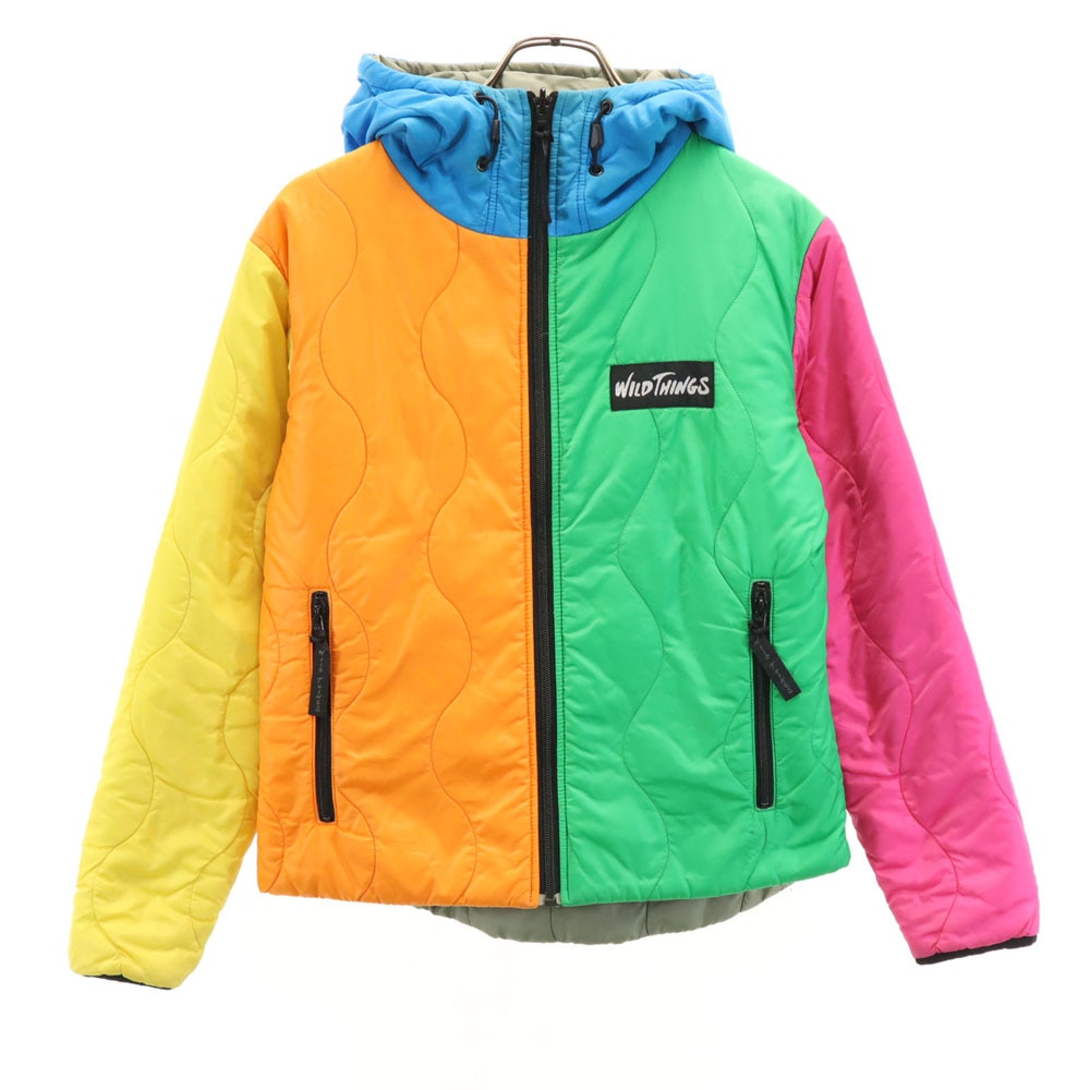 USA製 オールド キルティングジャケット XS 中綿入り レディース