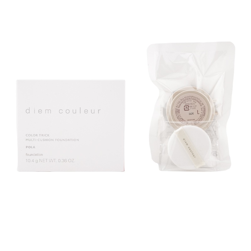 ディエム クルール カラートリックマルチクッションファンデーション Light 10.4g SPF 25 PA++ 虹色シアーファンデ[ギフトラッピング対応]