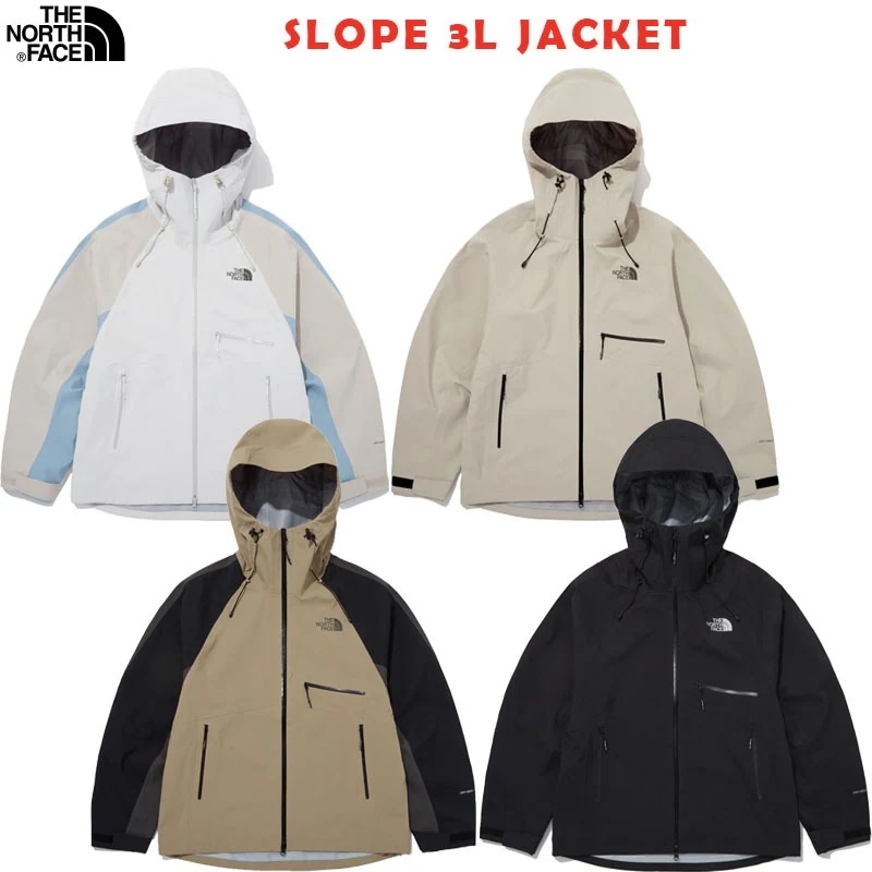 韓国正規品保証 関税負担なし NJ2HQ02J SLOPE 3L JACKETデイリー 基本 着装 男子 女子 人気 韓国 ファッション 男女共用 アウトドア